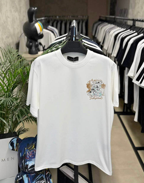 amiri hollywood WHITE shirt